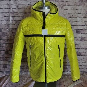 Yellow puff man winter jacket Calvin Klein